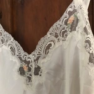 Oscar de la Renta Slip Ivory Chemise sz XL NWT